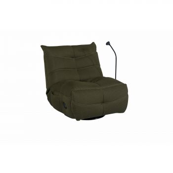 Fotoliu cu Recliner Relax Game, 91.5x108x93 cm, Stofa Verde