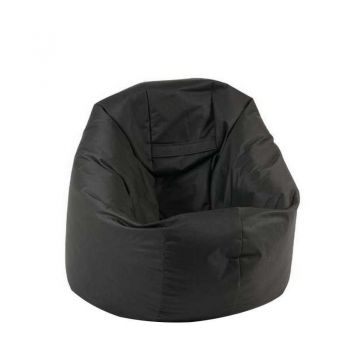 Fotoliu Relaxo XL , Material Impermeabil - Negru