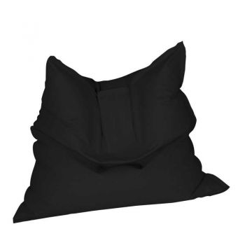 Fotoliu tip Perna Magic Pillow, Material Impermeabil - Negru