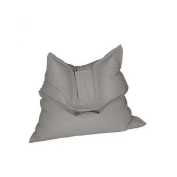 Fotoliu tip Perna Magic Pillow, Material Piele ecologica - Grey