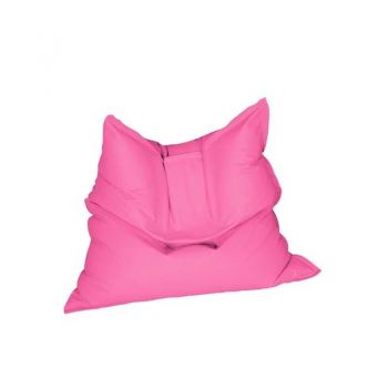 Fotoliu tip Perna Magic Pillow, Material Piele ecologica - Roz