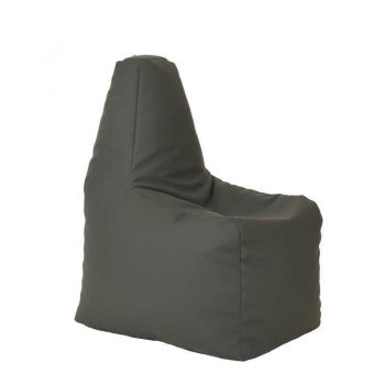 Fotoliu tip Scaun Sunlounger Junior, Material Piele ecologica - Dark Green