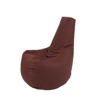 Fotoliu tip Scaun Sunlounger, Material Piele ecologica - Burgundy