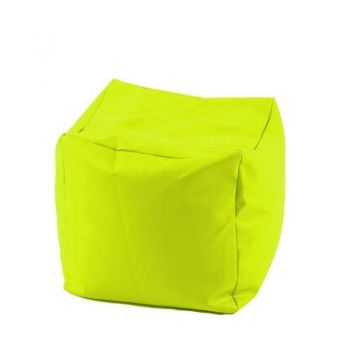 Taburet Cub, Material Impermeabil - Green Neon