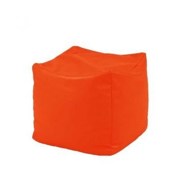 Taburet Cub, Material Impermeabil - Neon Orange