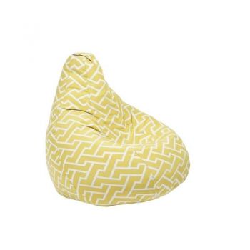 Fotoliu Nirvana Light, Material Textil - Zippity Yellow