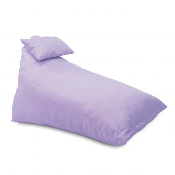 Fotoliu puf, Pufrelax Kudos, perna inclusa, material impermeabil, Lilac