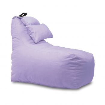 Fotoliu puf, Pufrelax Miraggio, perna inclusa, material impermeabil, Lilac