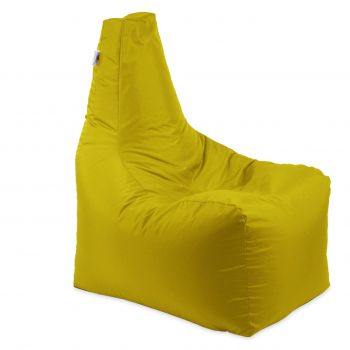 Fotoliu puf, Sunlounger EVO XL, umplutura de burete Memory Mix, material impermeabil, Galben