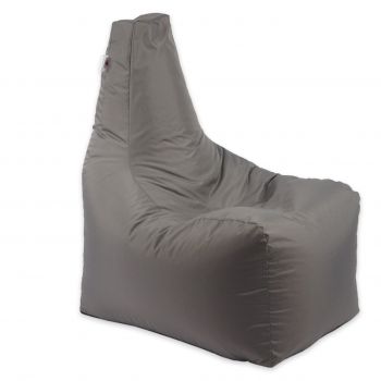 Fotoliu puf, Sunlounger EVO XL, umplutura de burete Memory Mix, material impermeabil, Gri