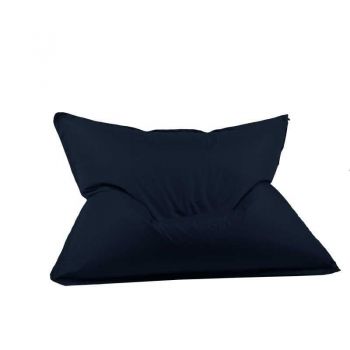 Fotoliu tip Perna Magic Pillow, Material impermeabil - Bleumarin