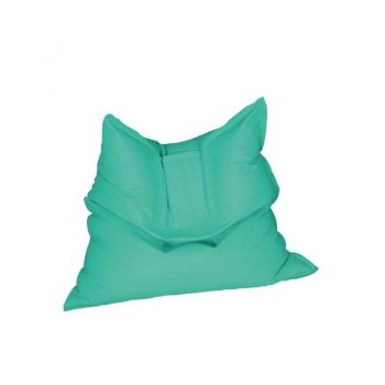 Fotoliu tip Perna Magic Pillow, Material Piele ecologica - Turcoaz