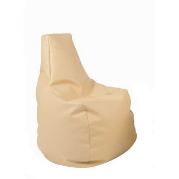 Fotoliu tip Scaun Sunlounger Junior, Material Piele Ecologica - Nude