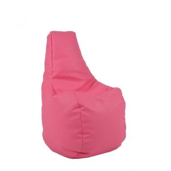 Fotoliu tip Scaun Sunlounger Junior, Material Piele ecologica - Roz