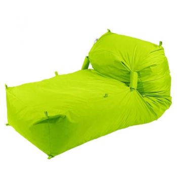 Fotoliu Yoga XL, Material impermeabil - Verde neon