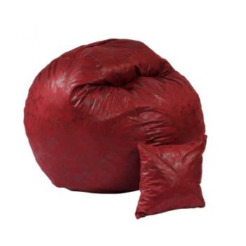 Set Fotoliu Matusalem cu Perna, Material Textil - Cranberry