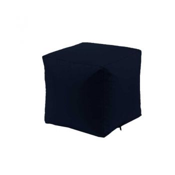 Taburet Cub XL, Material impermeabil - Bleumarin