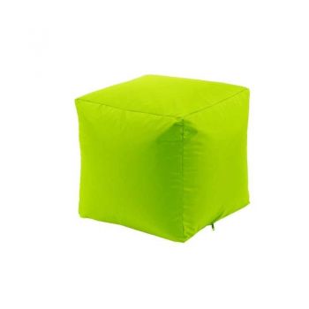 Taburet Cub XL, Material impermeabil - Verde neon