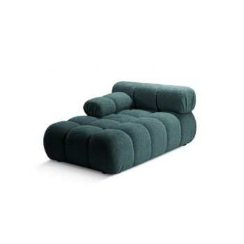 Sezlong living stanga 1 loc, Bellis-213, Micadoni Home, 155x94x70 cm, tesatura boucle, petrol