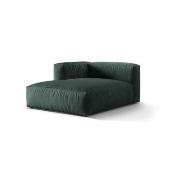 Sezlong modular living stanga 1 loc, Martina-120, Micadoni Home, 176x123x75 cm, catifea, petrol