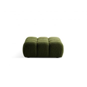 Taburet, Bellis-213, Micadoni Home, 94x94x43 cm, tesatura boucle, verde