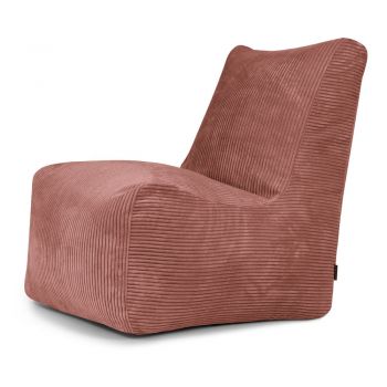 Fotoliu bean bag cărămiziu cu tapițerie din catifea reiată Seat Lounge – SLOWDOWN Fotoliu bean bag cărămiziu cu tapițerie din catifea reiată Seat Lounge – SLOWDOWN