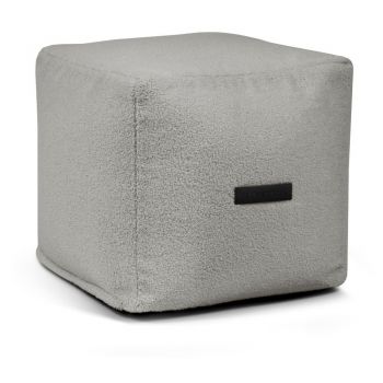 Fotoliu bean bag gri deschis cu tapițerie din țesătură bouclé Up! MooG – SLOWDOWN Fotoliu bean bag gri deschis cu tapițerie din țesătură bouclé Up! MooG – SLOWDOWN