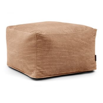 Fotoliu bean bag maro cu tapițerie din catifea reiată Softbox MooG – SLOWDOWN Fotoliu bean bag maro cu tapițerie din catifea reiată Softbox MooG – SLOWDOWN