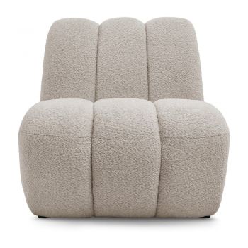Fotoliu bej cu tapițerie din țesătură bouclé Janissaire – Bobochic Paris Fotoliu bej cu tapițerie din țesătură bouclé Janissaire – Bobochic Paris