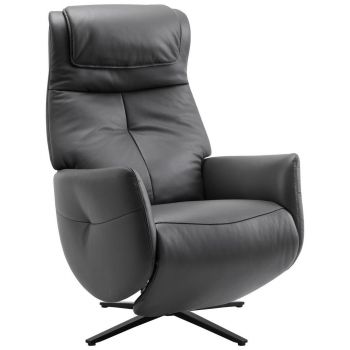 FOTOLIU DE MASAJ in metal, textil, piele negru, gri închis FOTOLIU DE MASAJ in metal, textil, piele negru, gri închis