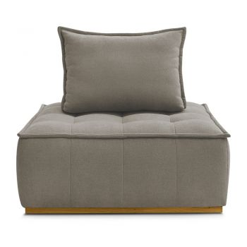 Fotoliu taupe cu tapițerie din țesătură bouclé Elisa – Bobochic Paris Fotoliu taupe cu tapițerie din țesătură bouclé Elisa – Bobochic Paris
