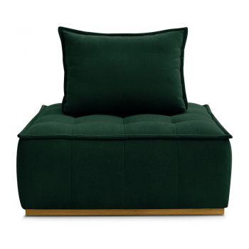 Fotoliu verde închis cu tapițerie din țesătură bouclé Elisa – Bobochic Paris Fotoliu verde închis cu tapițerie din țesătură bouclé Elisa – Bobochic Paris