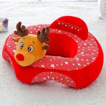 Fotoliu Baby Smile Animalute Invat Sa Stau In Fundulet 45 cm, Renul rosu Fotoliu Baby Smile Animalute Invat Sa Stau In Fundulet 45 cm, Renul rosu