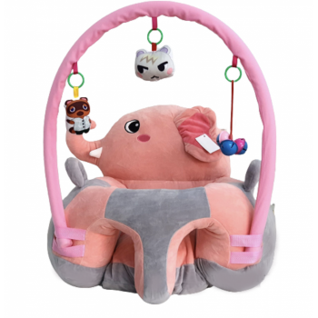 Fotoliu bebe cu arcada - Elefantelul roz Fotoliu bebe cu arcada - Elefantelul roz