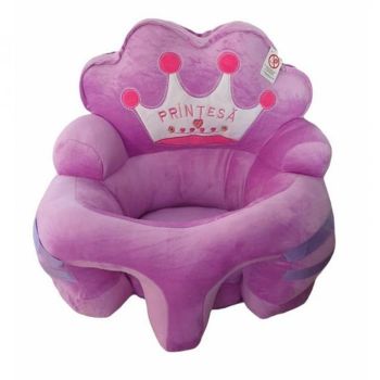 Fotoliu bebe cu spatar - Printesa mov Fotoliu bebe cu spatar - Printesa mov