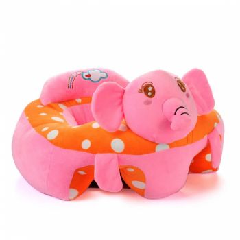 Fotoliu Bebe Elefantel invat sa stau in fundulet, 45 cm, din plus Fotoliu Bebe Elefantel invat sa stau in fundulet, 45 cm, din plus