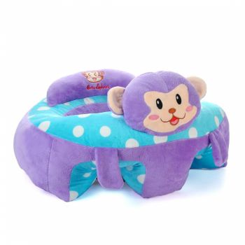 Fotoliu Bebe Maimutica invat sa stau in fundulet, 45 cm, din plus Fotoliu Bebe Maimutica invat sa stau in fundulet, 45 cm, din plus