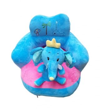 Fotoliu maxi bebe din plus cu spatar - Regele Elefant Bleu Fotoliu maxi bebe din plus cu spatar - Regele Elefant Bleu