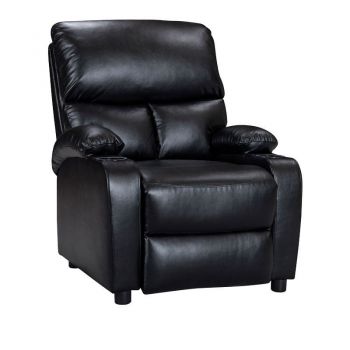 Fotoliu relax Gartia piele ecologica negru 79x94x102cm Fotoliu relax Gartia piele ecologica negru 79x94x102cm