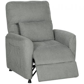 HOMCOM Fotoliu Relaxant Electric cu Masaj și Încălzire, Silențios, Reclinabil 150° în Cinilie cu Pernă, Funcție de Memorare, 2 Telecomenzi, Suport pentru Picioare, Pentru Living sau Birou, Gri Închis | Aosom Romania HOMCOM Fotoliu Relaxant Electric cu Masaj și Încălzire, Silențios, Reclinabil 150° în Cinilie cu Pernă, Funcție de Memorare, 2 Telecomenzi, Suport pentru Picioare, Pentru Living sau Birou, Gri Închis | Aosom Romania
