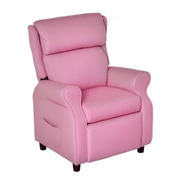 HOMCOM Kindersofa Kindercouch Kindersessel Sessel Liegesofa reglabil cu suport pentru picioare pentru copii între 3-5 ani băieți și fete Roz 58 x 53 x 70 cm | Aosom Romania HOMCOM Kindersofa Kindercouch Kindersessel Sessel Liegesofa reglabil cu suport pentru picioare pentru copii între 3-5 ani băieți și fete Roz 58 x 53 x 70 cm | Aosom Romania